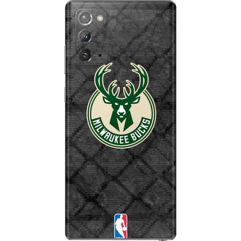 NBA Milwaukee Bucks Rusted Dark Galaxy Note20 5G Skin